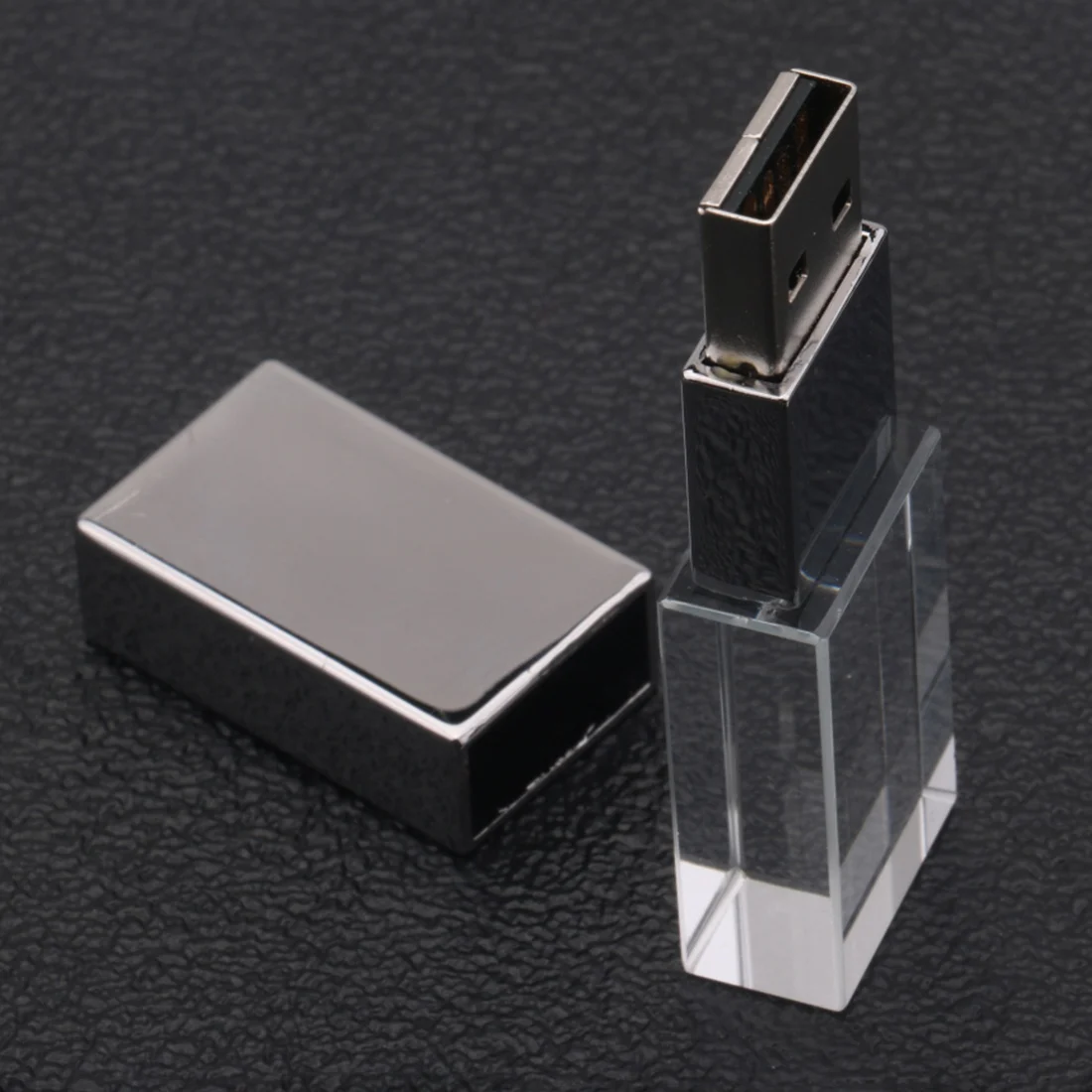 Кристально прозрачный СВЕТОДИОДНЫЙ металлический Usb флэш накопитель 32 Гб usb