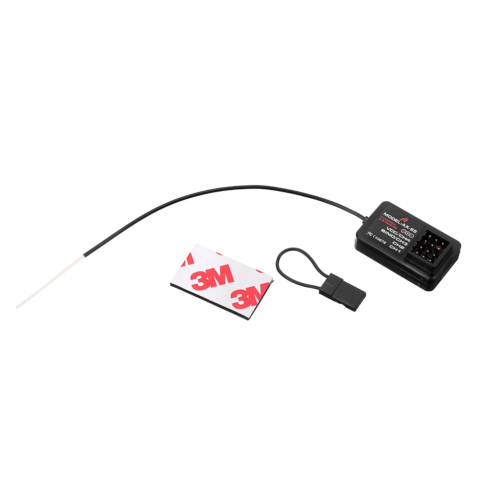 AUSTAR AX6S 2 4G 4CH 5 6 0 V DC Пластиковый черный приемник для радиоуправляемого автомобиля