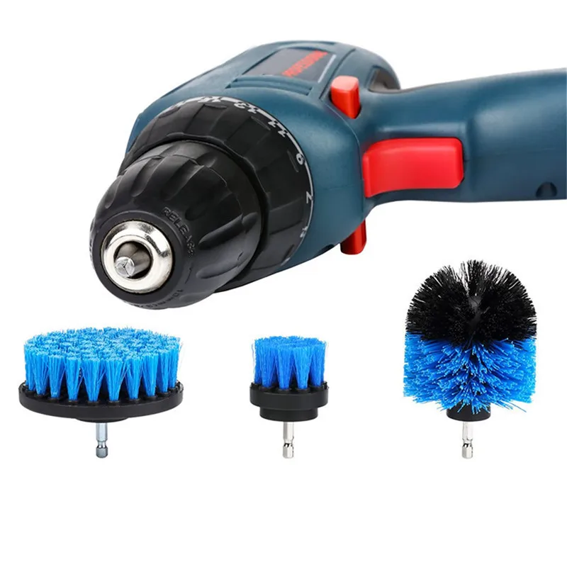 Комплект из 3 предметов Мощность щетки для чистки насадка в виде обувь чистой