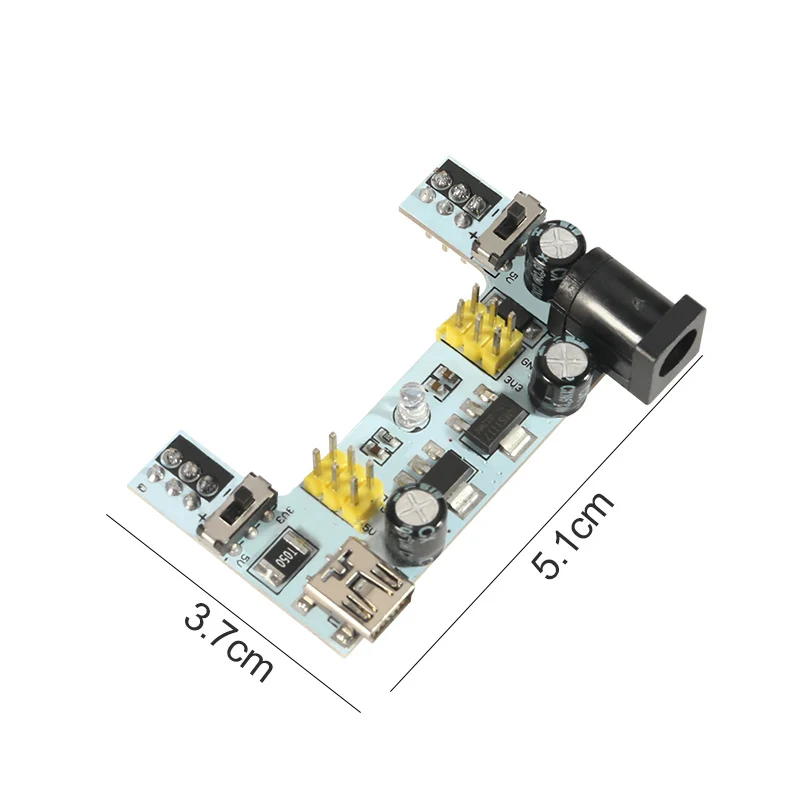Макетная плата MB102 без пайки модуль питания для Arduino Nano 3 В 5 в белая/черная