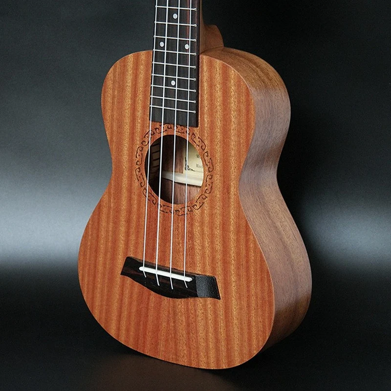 SEWS-26 Inch Ukulele Tiger Stripes Hawaiian Guitar Rosewood Fretboard 4 Strings Concert | Спорт и развлечения