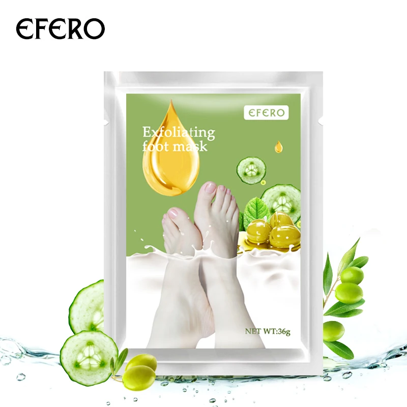 Отшелушивающая маска для ног Efero 2 шт. 1 пара носки педикюра отшелушивающая