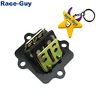 Тростниковый клапан в сборе для 50cc Jog Minarelli Yamaha, 2-тактный скутер Polaris Predator Scrambler Sportsman Can-am Bombardier 90cc