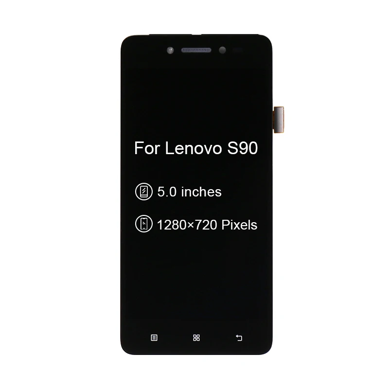 10 шт./лот для Lenovo S90 ЖК сенсорный экран дигитайзер + рамка в сборе дисплей Панель