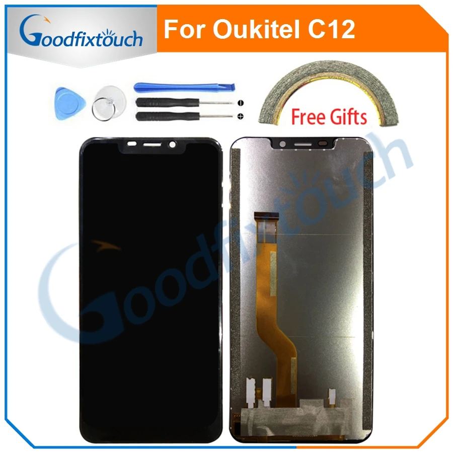ЖК-экран для Oukitel C12 ЖК-дисплей + цифровой преобразователь экрана в сборе