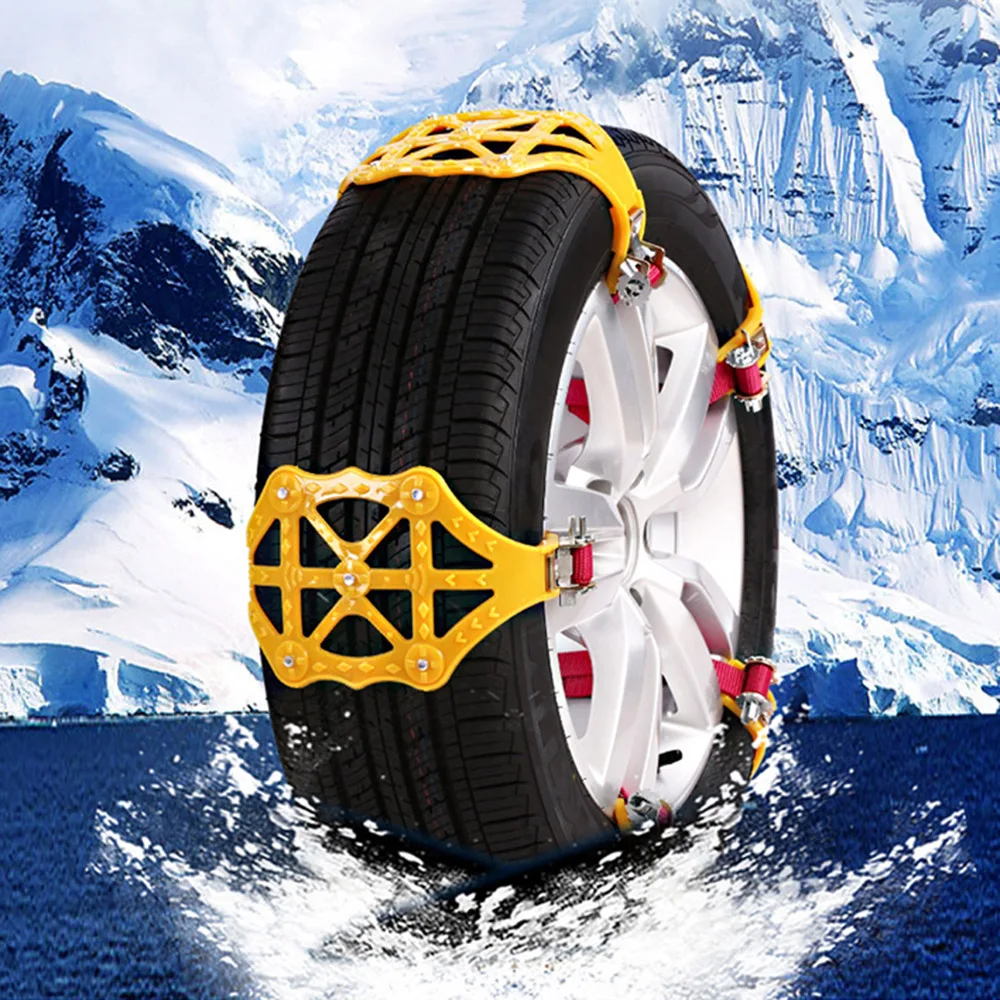Safe Guarding Car Snow Tire Chains Universal Black Steel Security Anti Slip Styling | Автомобили и мотоциклы