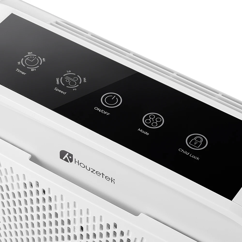 Houzetek GL K18 очиститель воздуха Alexa APP дистанционное управление 3 скорость бега