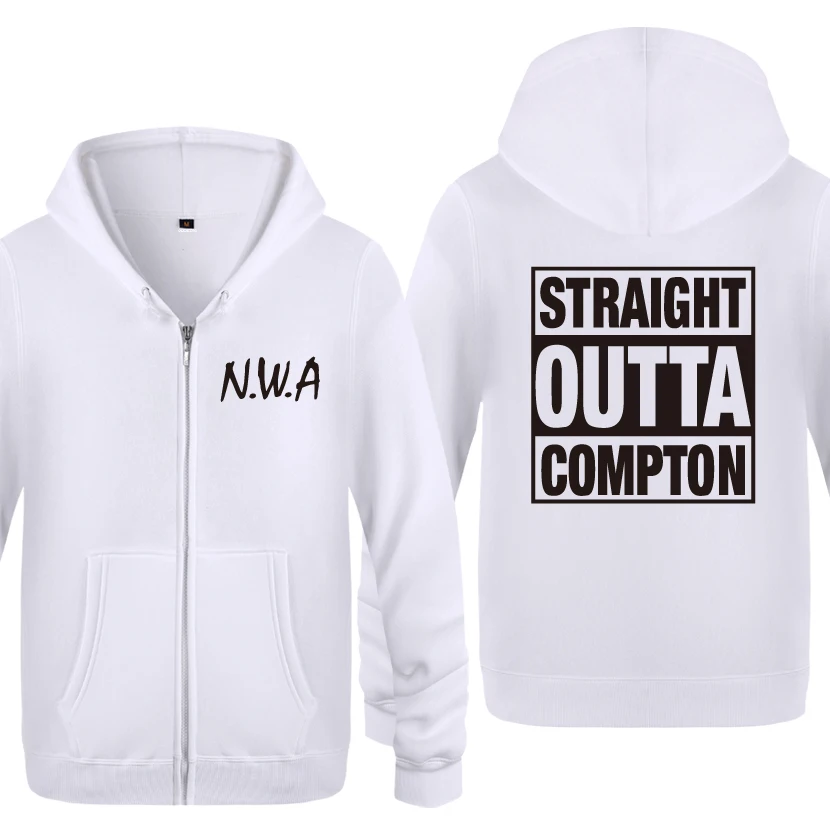 Прямые из Compton NWA Рок Рэп худи для мужчин 2018 мужские флисовые кардиганы на молнии