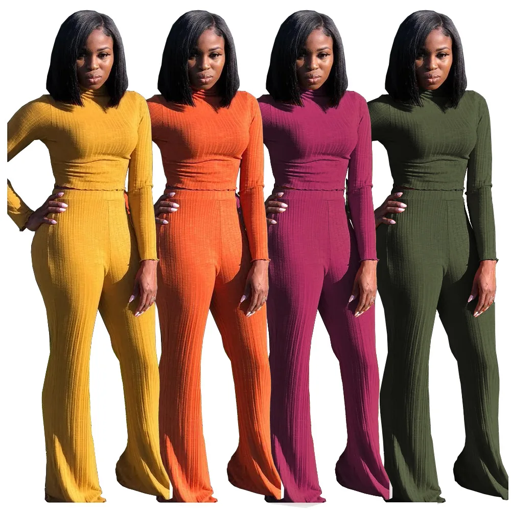 Сексуальный Повседневный Спортивный костюм женский комплект из 2 предметов