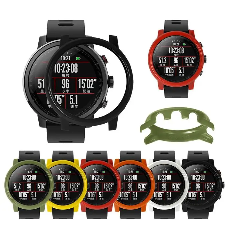 Высокое качество новый тонкий чехол для ПК защитная оболочка рамка Huami Amazfit 2 2S Tratos