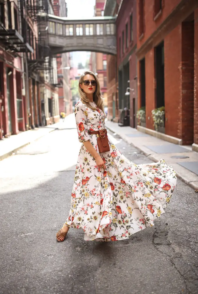 Женское платье с принтом Boho винтажное пляжное А-силуэта коротким рукавом и
