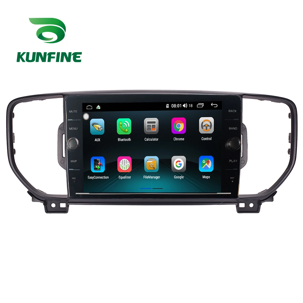 Восьмиядерный 4 Гб ОЗУ 64 ПЗУ Android 8 1 автомобильный DVD GPS плеер Deckless стерео для KIA KX5