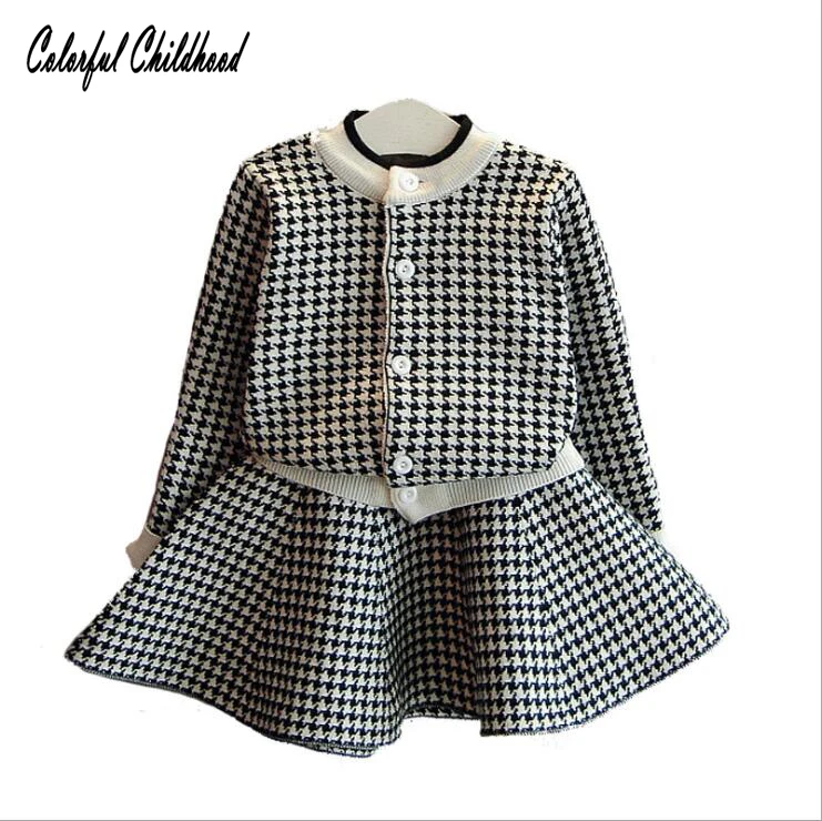 Комплект одежды из 2 предметов для маленьких девочек Осеннее Повседневное