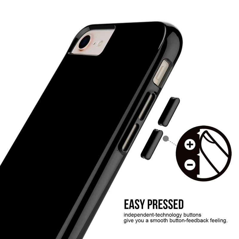 TOIKO Chiron черный ударопрочный ТПУ PC Гибридный чехол для iPhone 7 8 6s 6 Plus аксессуары