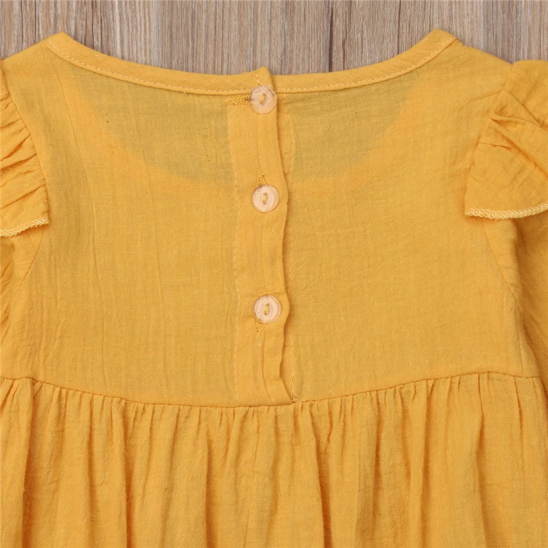 

2019 Floral Newborn Baby Girls Pure Color Ruffle Long Sleeve Romper Playsuit Outfits Clothes