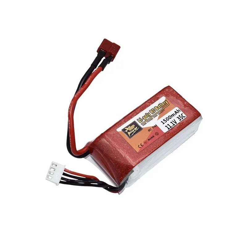 Высокая мощность 11 1 v 1500mAh 35C Lipo Bettary для Rc вертолета автомобиля лодки самолета