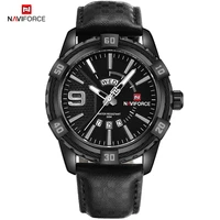 naviforce luxury brand watches for men fashion casual mens sports quartz wristwatch leather band waterproof calendar clock male