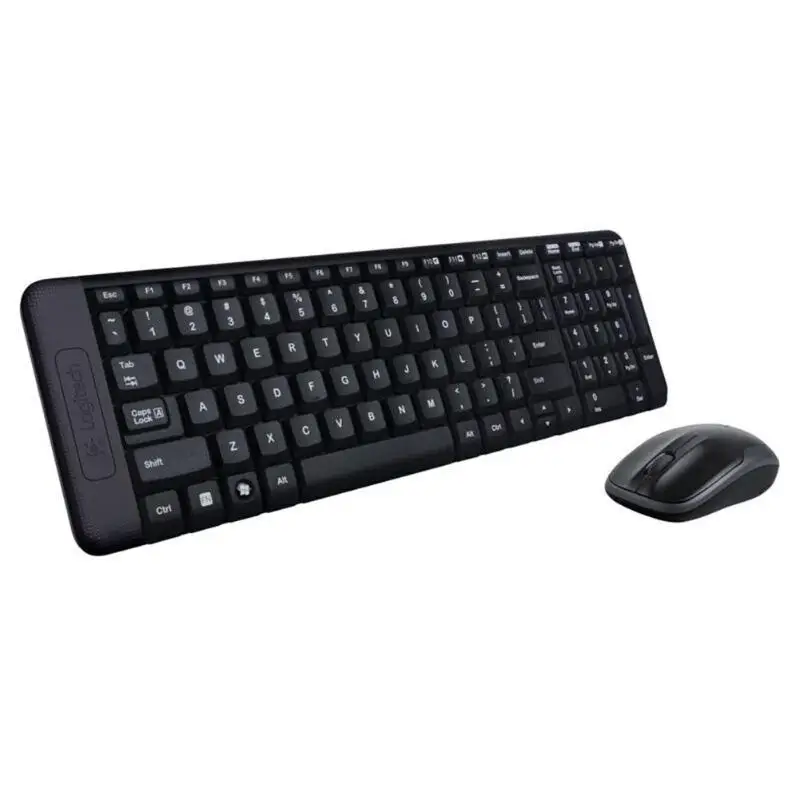 Logitech MK220 клавиатура Мышь комплект Беспроводной 104 ключей 2 4 ГГц Беспроводная