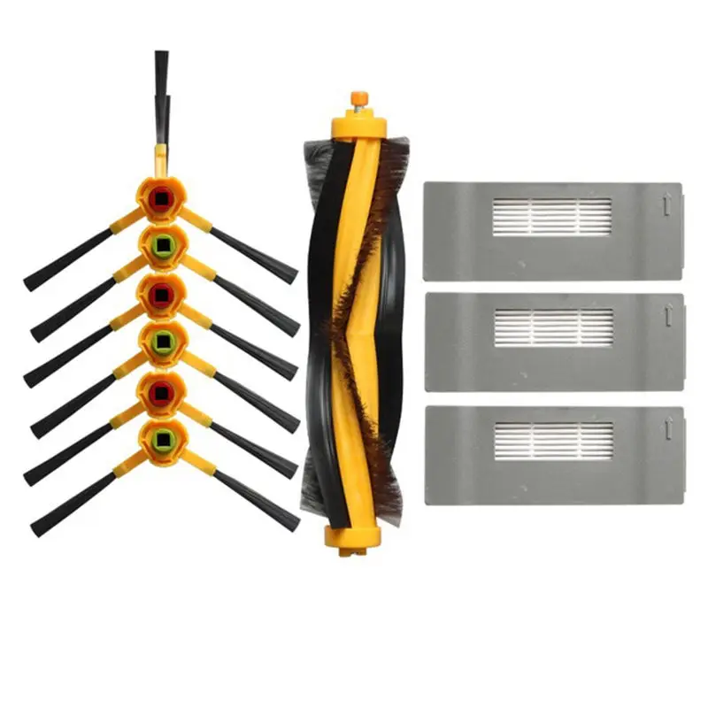 Щетка + Фильтр Пылесос аксессуары Пакет Для Ecovacs Deebot Dt85/Dt83/Dm80/Dm81/Dm85|Запчасти для