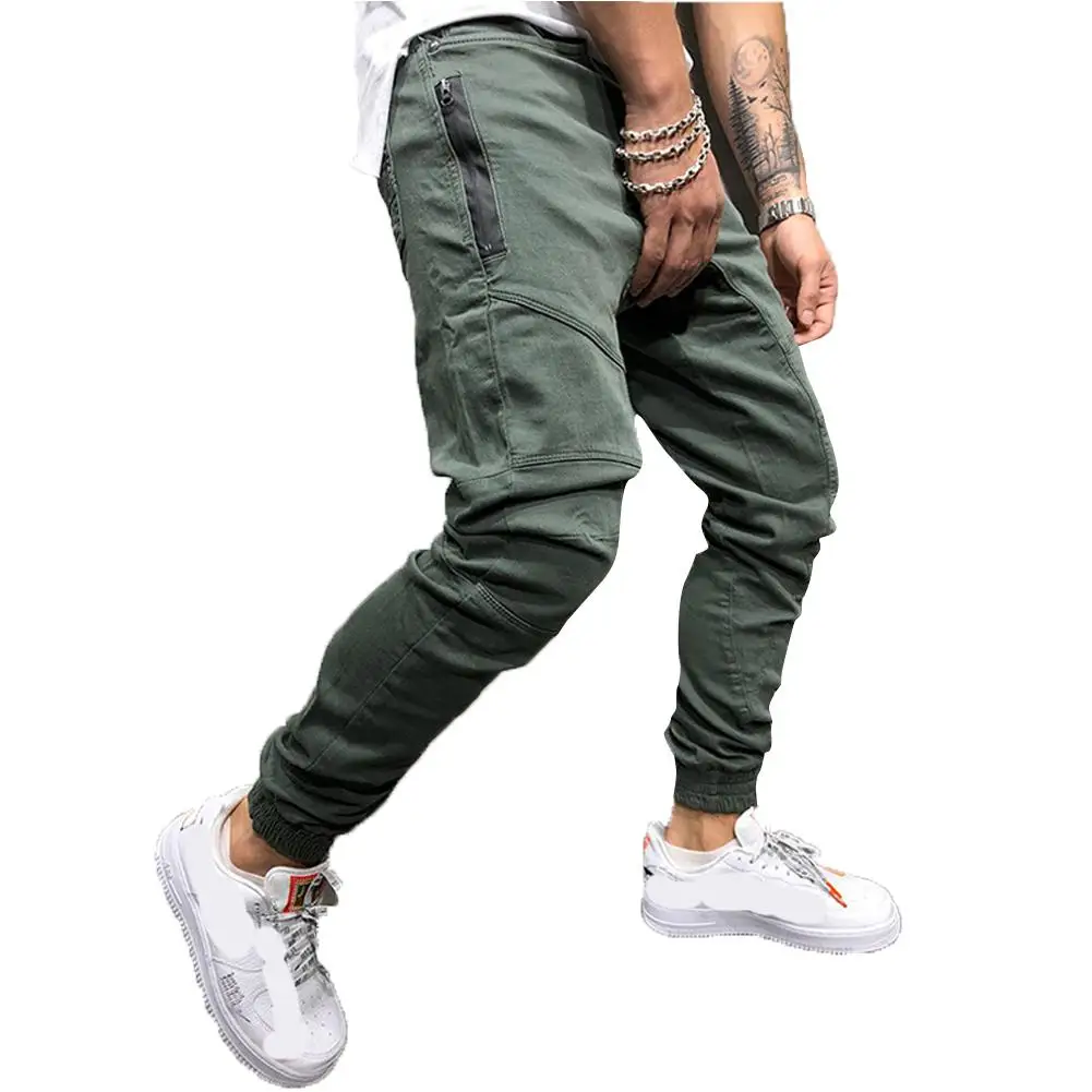 ZACOO Men Hip Hop Style Fashion Side Zipper Casual Pants | Мужская одежда
