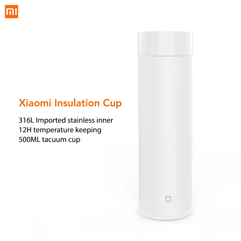 17 унц. Нержавеющая вакуумный напиток сталь чашки 316L кружка часов Xiaomi Горячая 12