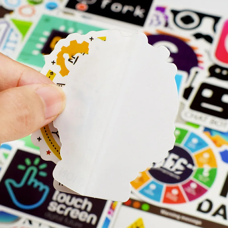 Креативные программирующие наклейки Kawaii клейкие канцелярские для детей DIY