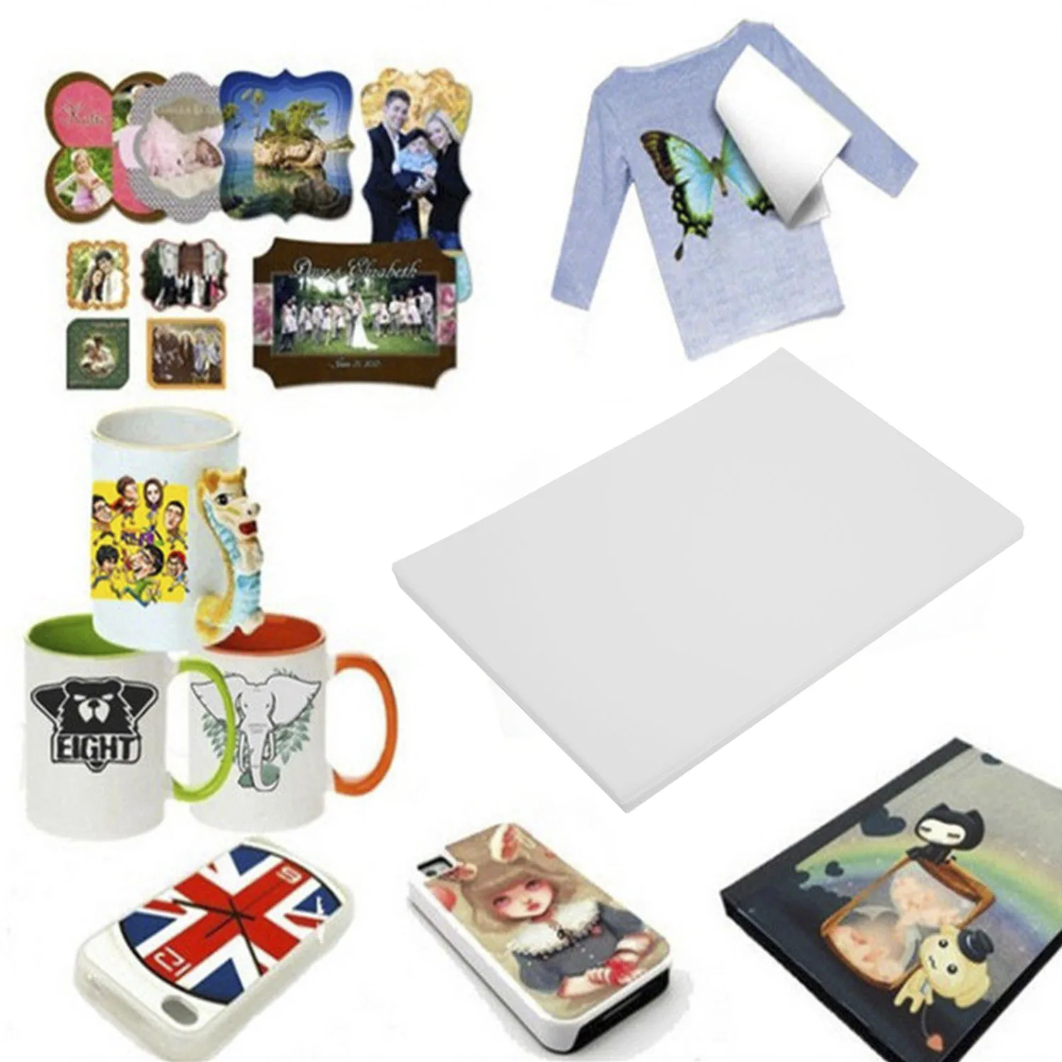 A4 теплопередачи футболка лазер/для струйной печати переводная картинка