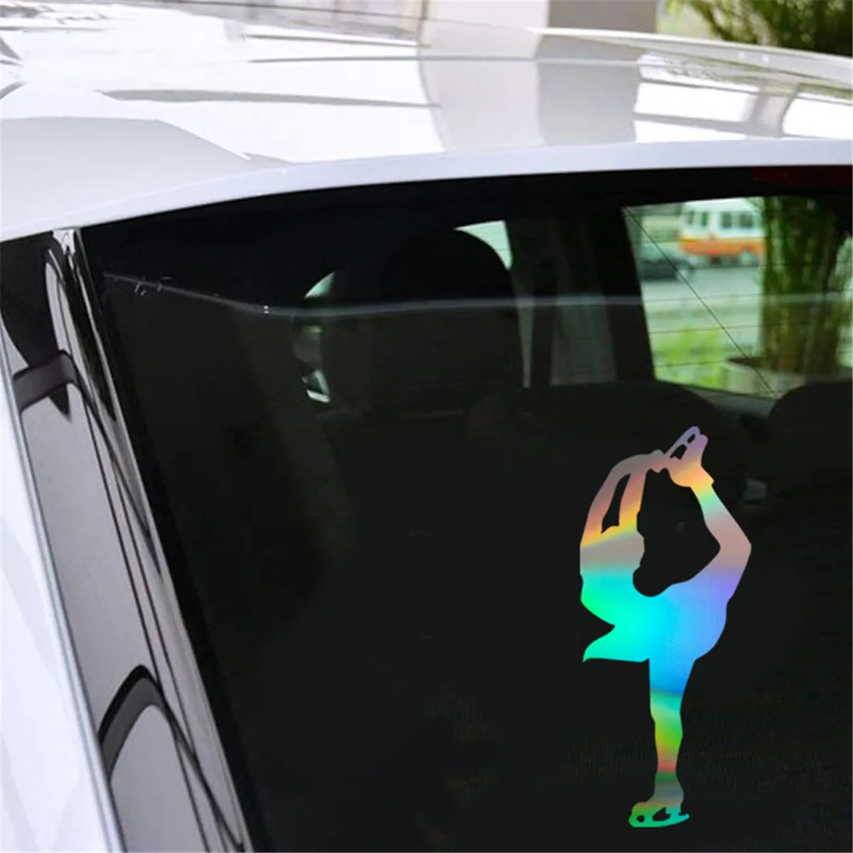 Фигурка наклейка фигуристки автомобиль окно грузовик бампер дверь стена