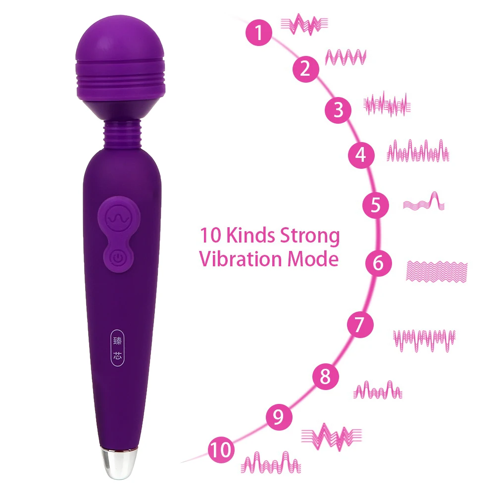 Оло G spot вибратор сильной вибрации AV Волшебная палочка Стимулятор клитора 10