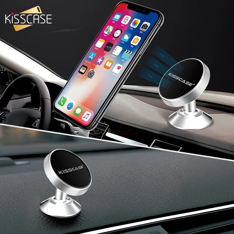 KISSCASE автомобильный держатель телефона для в автомобиле 360 Вращающаяся Стойка