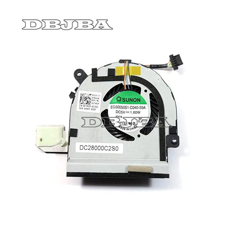 Новый кулер для охлаждения процессора для Dell XPS 12 9Q23 KTM0F 0KTM0F DC28000C2S0