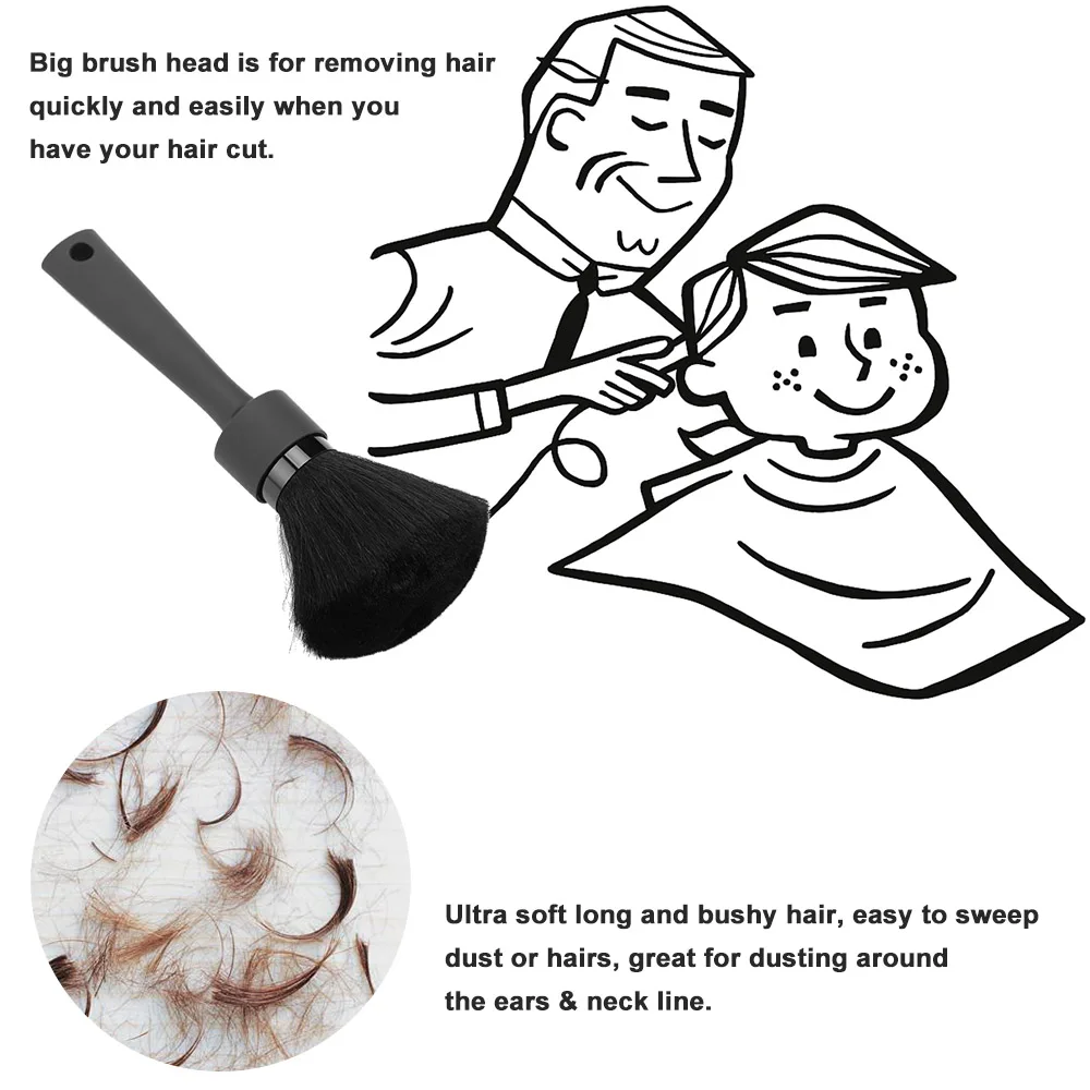 Парикмахерская щетка для шеи Макияж combo Duster салонная стрижка подметальная
