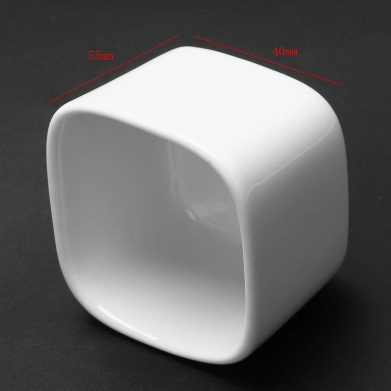 Mini White Ceramic Planter Succulents Flower Porcelain Pot Plant Box Garden Decor | Дом и сад