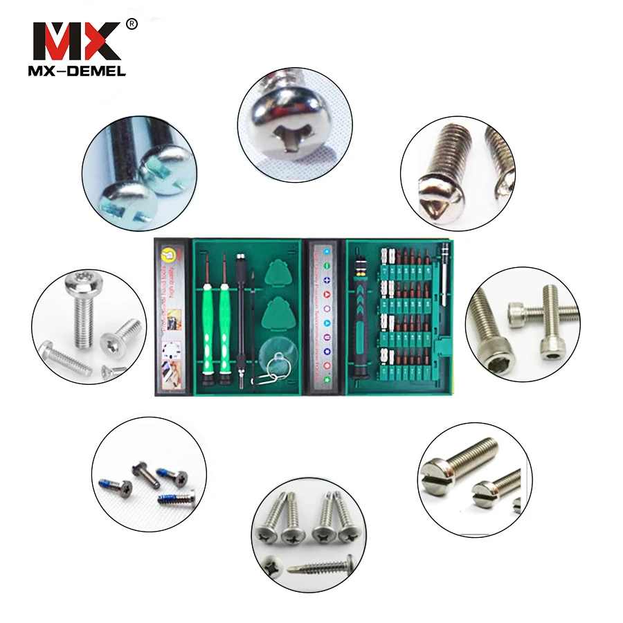 Высококачественный набор инструментов для ремонта мобильных телефонов 38 в 1
