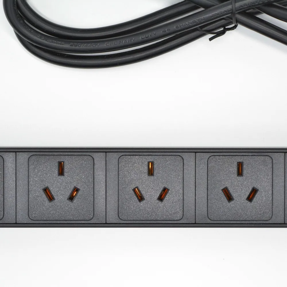 10A 7 8 единиц Австралийский PDU Мощность полосы шкафа sockets19 дюймов 1U стойки