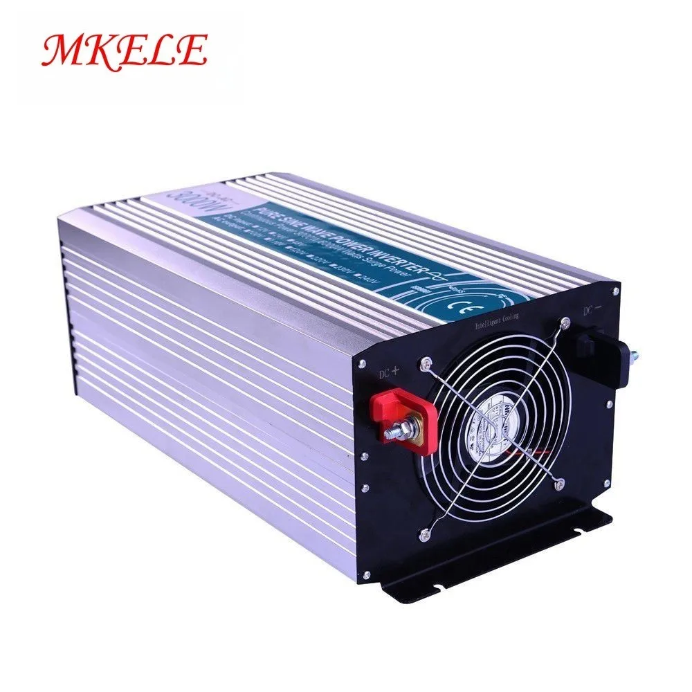 Фото MKP3000 241 мощность Чистая синусоида Инвертор 24v 120v 3000w 24VDC к 110VAC решетки Солнечной MKP3000 241 мощность Чистая синусоида Инвертор 24v 120v 3000w 24VDC к 110VAC решетки Солнечной
