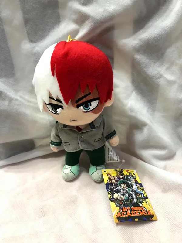 Фигурки героев аниме Моя геройская Академия 20 см Izuku Midoriya Katsuki Bakugou Shouto Todoroki мягкие