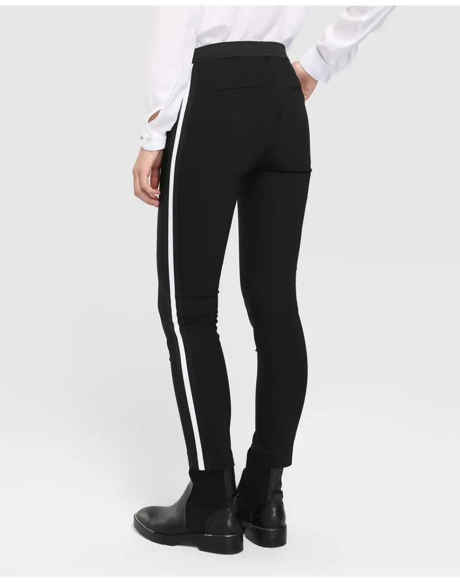 Женские брюки-Чино легкая одежда черного цвета | Женская