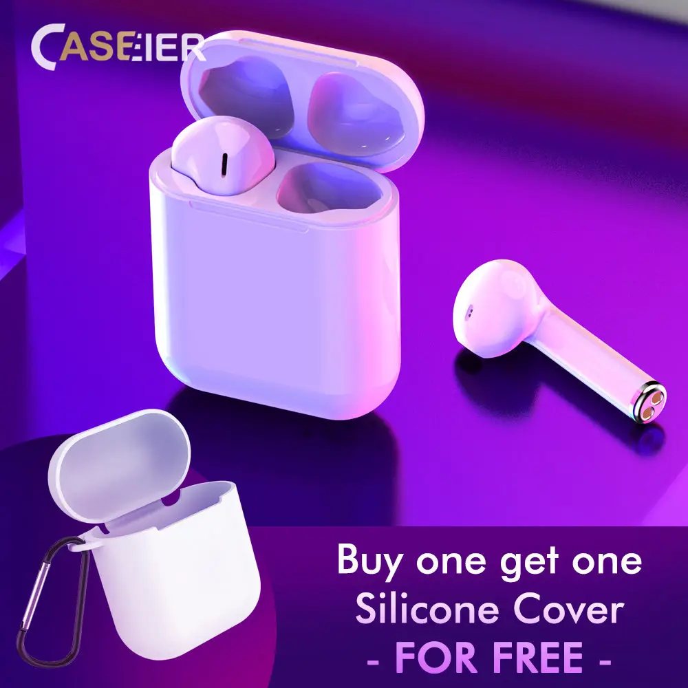 CASEIER I9S TWS портативные наушники беспроводные Bluetooth с зарядным боксом мини bluetooth