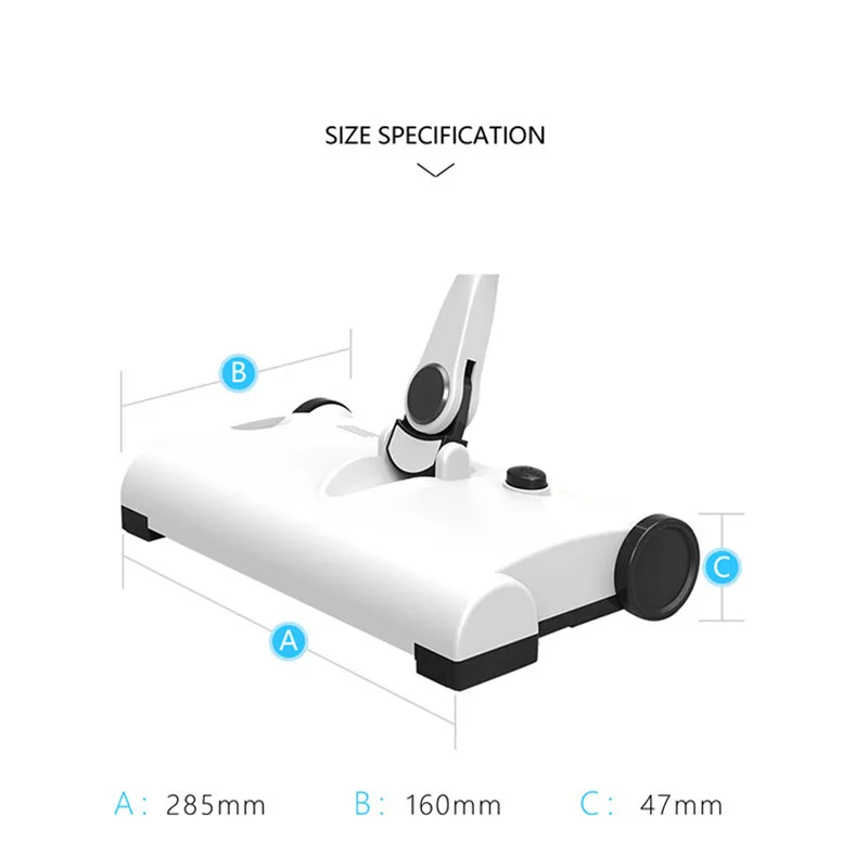 Новая портативная ручная Бесшумная автоматическая вакуумная подметальная