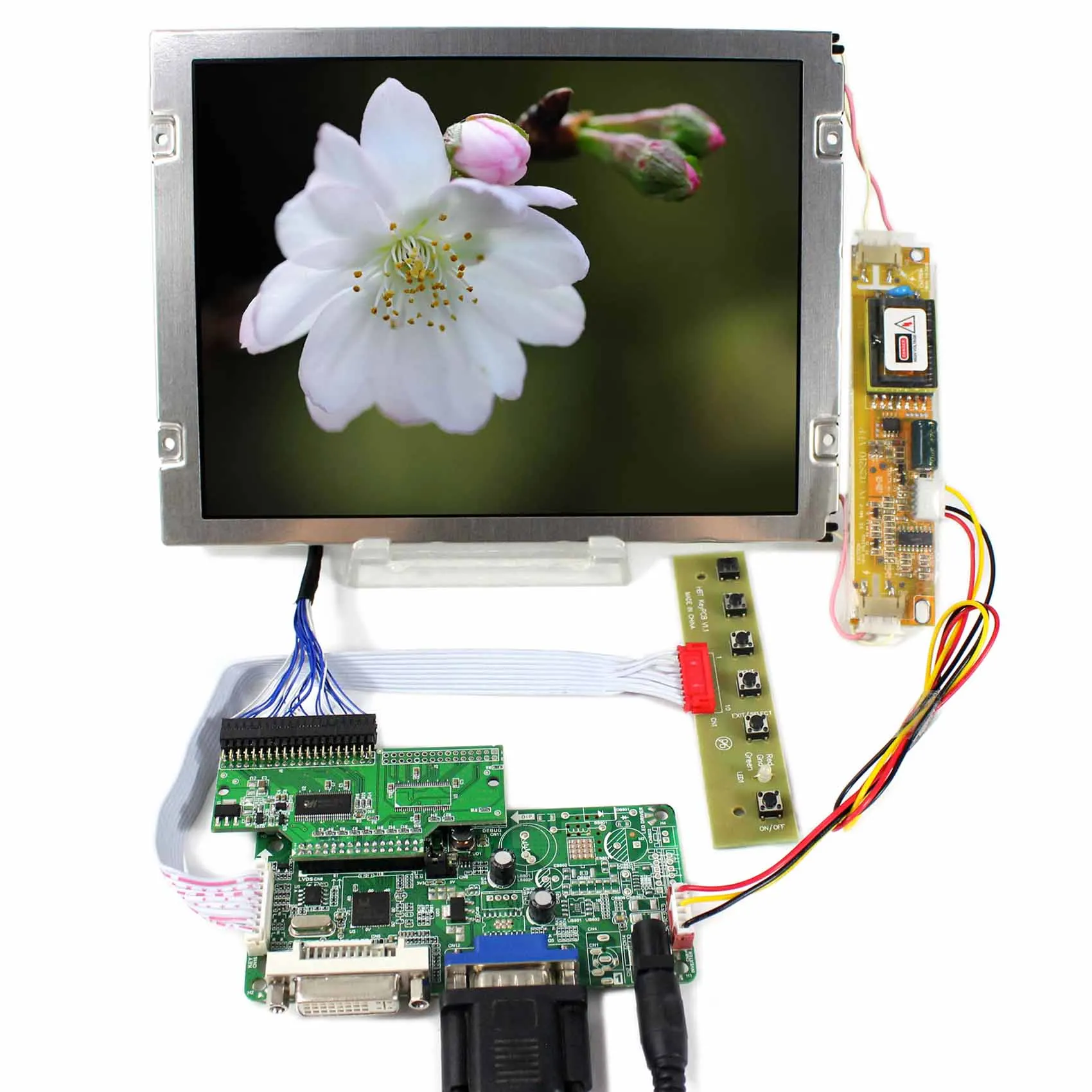 8 4 &quot31 штырь CMOS разъем 640x480 VGA HDMI DVI ЖК дисплей плата контроллера AA084VC03 Подсветка 2 с