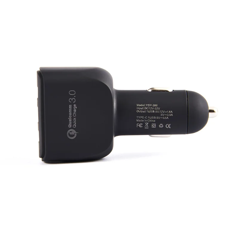Быстрое Автомобильное зарядное устройство Bakeey QC3.0 Type C с 3 usb портами для iPhoneX XR mi8