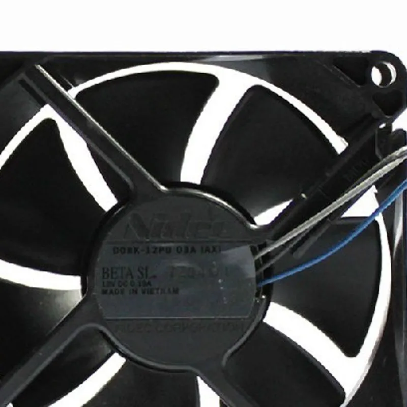 Оригинальный Nidec DC 12V 0.19A 8025 8 см D08K 12PU 3 линии проектор охлаждающий