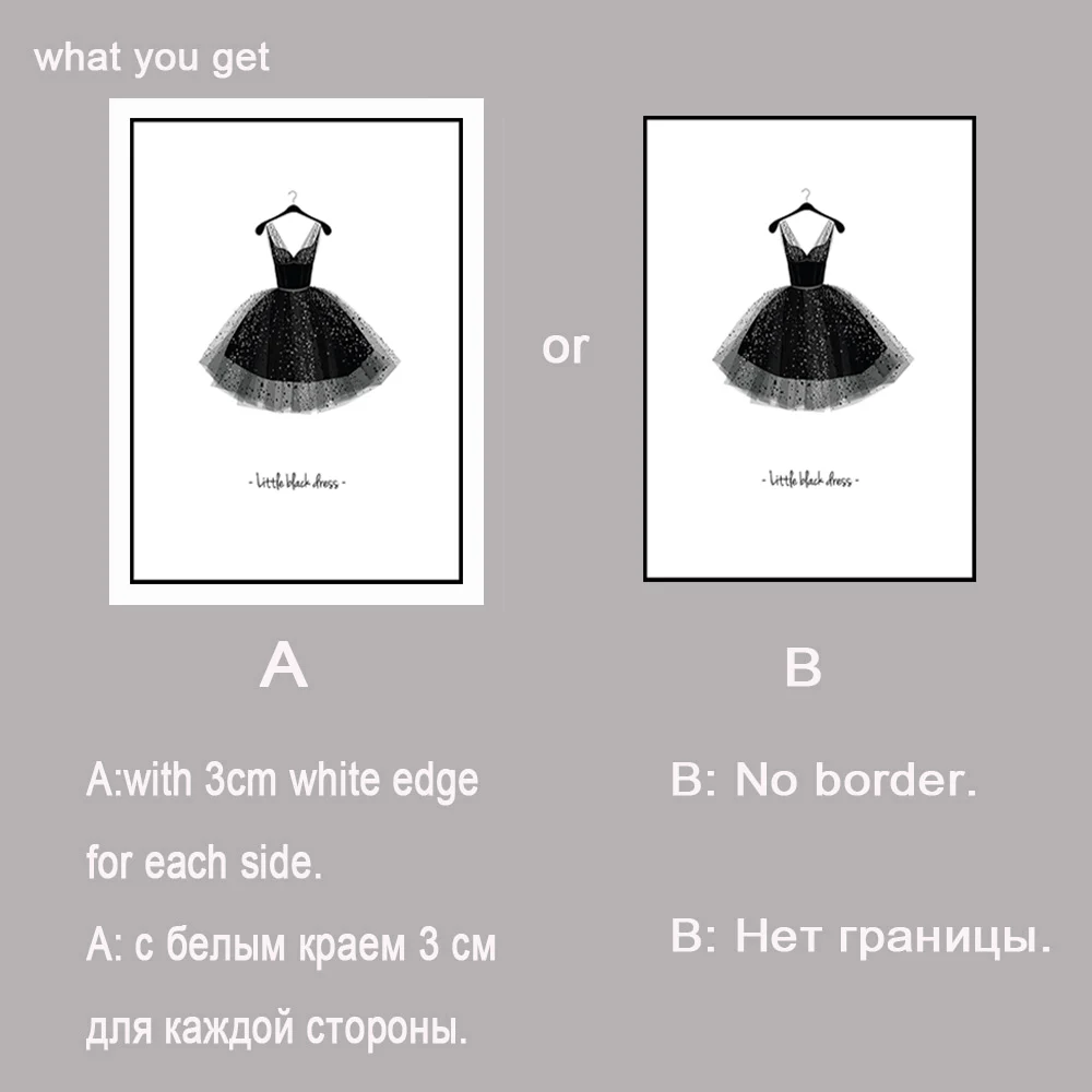 Простые Модные постеры с буквами и принтами маленькая черная модная картина на