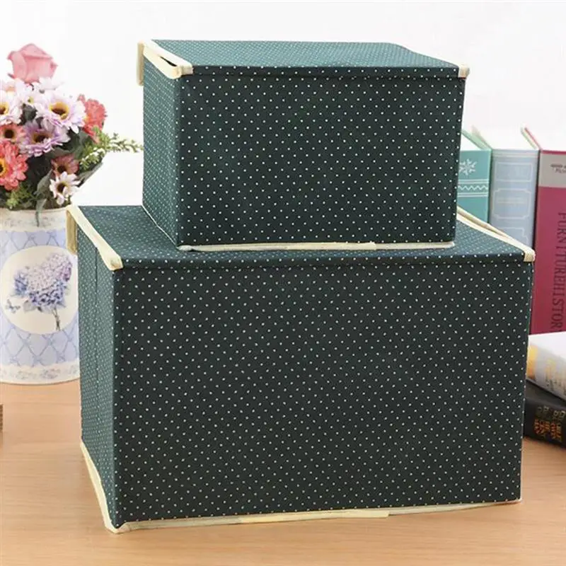 2pcs/set Cute Bow Tie Home Storage Boxes Bins Organization Closet Underwear Organizer | Дом и сад