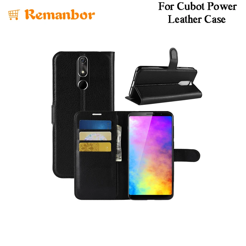 Remanbor для Cubot power из искусственной кожи чехол 9 цветов нескользящий флип кошелек с