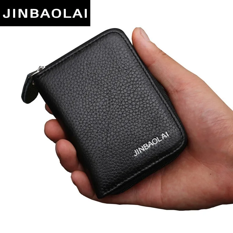 JINBAOLAI Женщины бумажники Brand Design высокого качества из натуральной кожи Кошелек