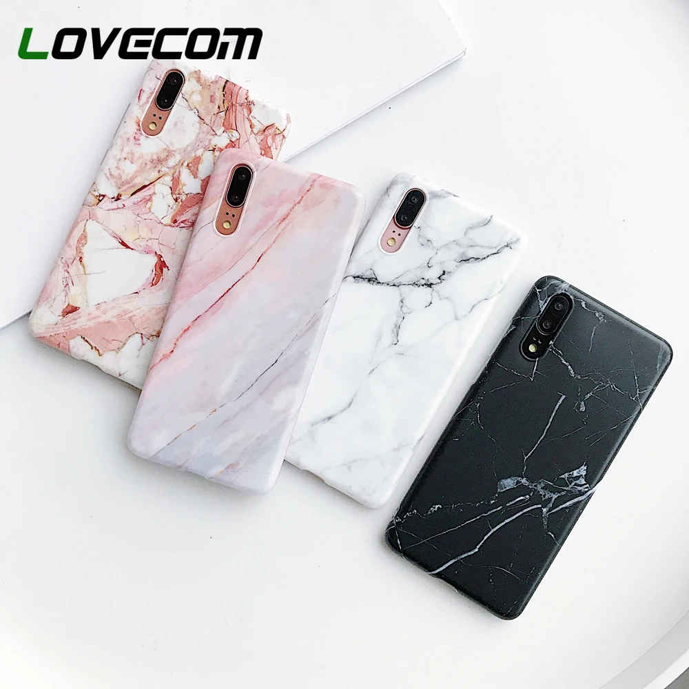 Классический Мраморный чехол LOVECOM для телефона Huawei P40 P30 P20 Mate 30 Pro Lite 20 мягкий IMD в