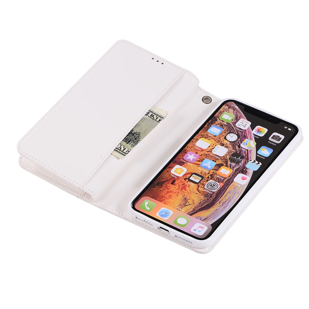 KISSCASE модный кожаный роскошный чехол бумажник с держателем для телефона Samsung S10 S8 S9