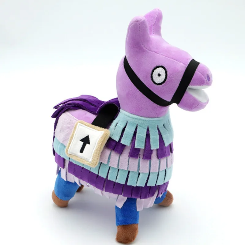 Симпатичные Fortnight Troll Stash Llama плюшевая игрушка игра Альпака Радуга лошадь Таш